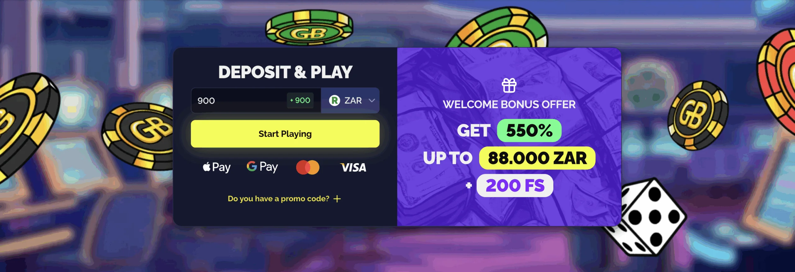 Goldbet Casino in South Africa